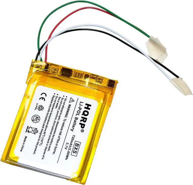 Alt view image 2 of 3 - HQRP Battery for MICROSOFT Zune 4GB 8GB 16GB, Zune Flash 4GB, Flash 8GB, Zune HSA-00001 HVA-00001 HSA-00003 HVA-00003 HSA-00005 HVA-00005 Digital Media MP3 Player + HQRP Coaster