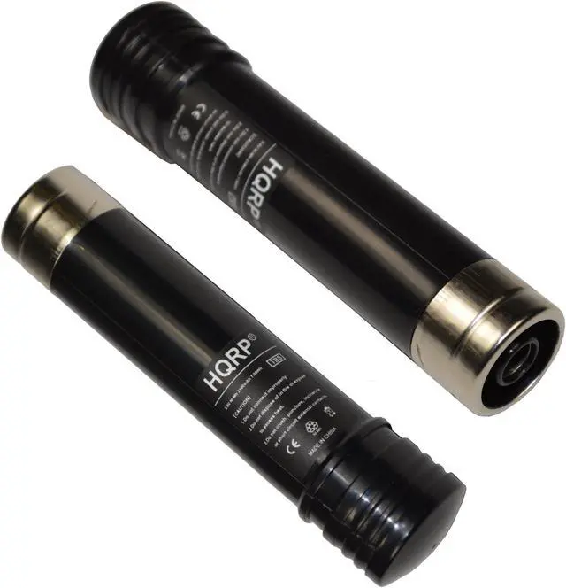 Alt view image 2 of 5 - HQRP Two Batteries and Charger for Black & Decker Versapak VP100 VP110 VP130 152370-03 22-4040 22-4035 VP100C VP105C VP110C S100 S300 SB700 3.6V Power Tools + HQRP Safety Glasses
