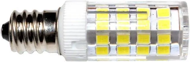 Alt view image 3 of 5 - HQRP E12 110V LED Light Bulb Cool White for Whirlpool 22002263 Refrigerator / Dryer Light Bulb Replacement plus HQRP Coaster