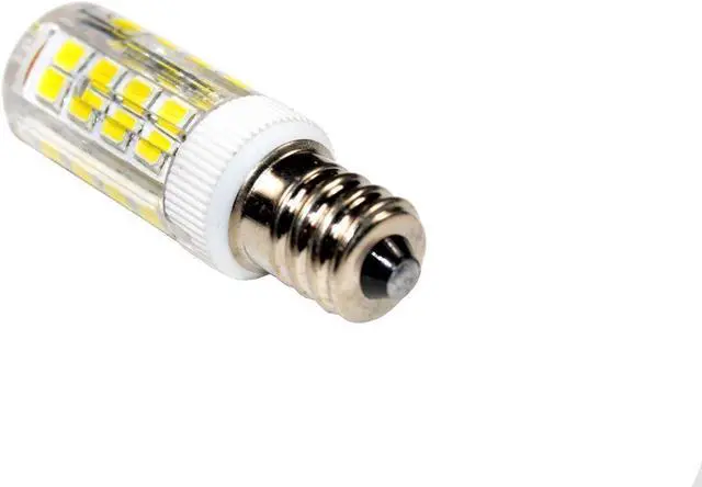 Alt view image 4 of 5 - HQRP E12 110V LED Light Bulb Cool White for Whirlpool 22002263 Refrigerator / Dryer Light Bulb Replacement plus HQRP Coaster