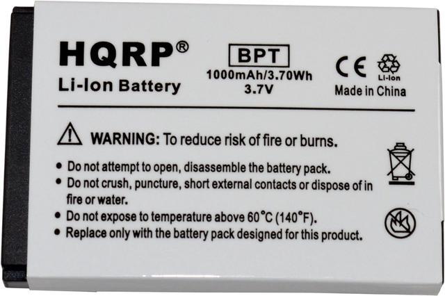 Main image of HQRP Battery for Creative BA20203R79902 Nomad / MuVo2 / NOMAD Jukebox / Jukebox Zen Xtra / Jukebox Zen NX / MuVo MP3 Player + Screen Protector
