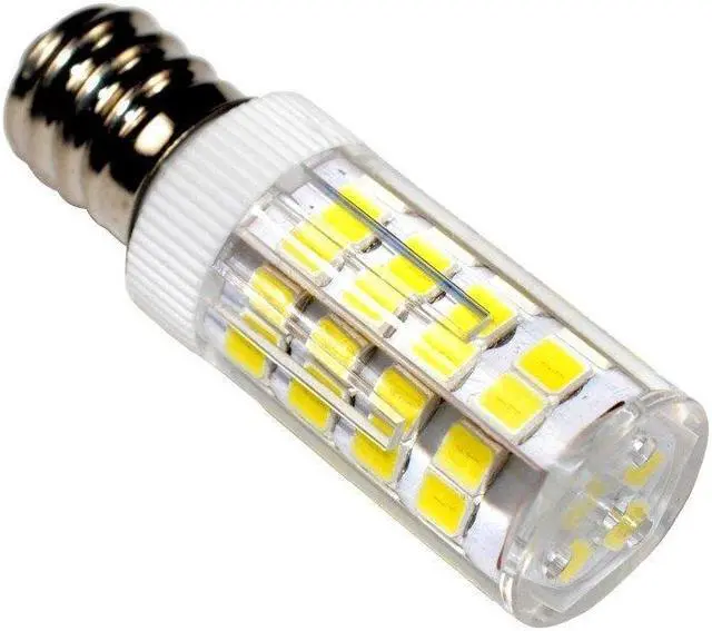 Alt view image 2 of 5 - HQRP E12 110V LED Light Bulb Cool White for Whirlpool 22002263 Refrigerator / Dryer Light Bulb Replacement plus HQRP Coaster