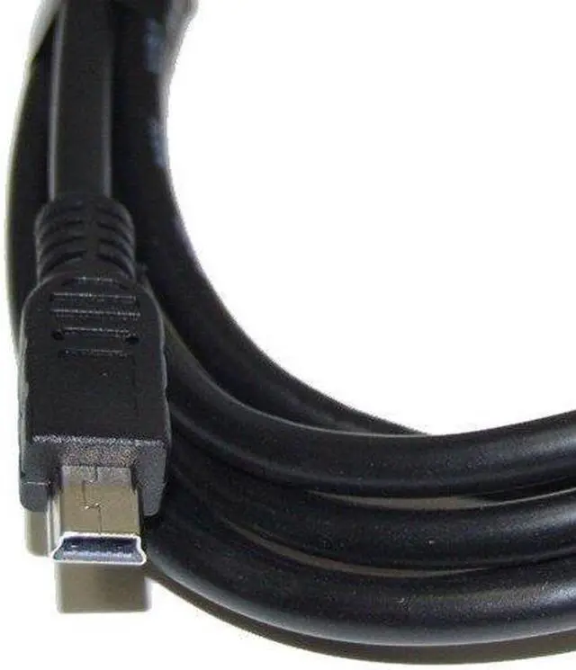 Alt view image 3 of 6 - HQRP Long 6ft USB to Mini USB Cable for Sony Handycam DCR-SR42 DCR-SR42A DCR-SR45 DCR-SR46 Camcorder plus HQRP Coaster