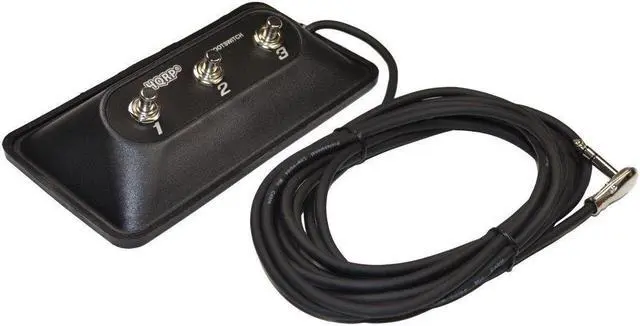 Alt view image 2 of 4 - HQRP 3-Button Guitar Amp Footswitch for DigiTech FS3X replacement fits Jamman Solo XT, RP360, Trio, Whammy DT plus HQRP Coaster