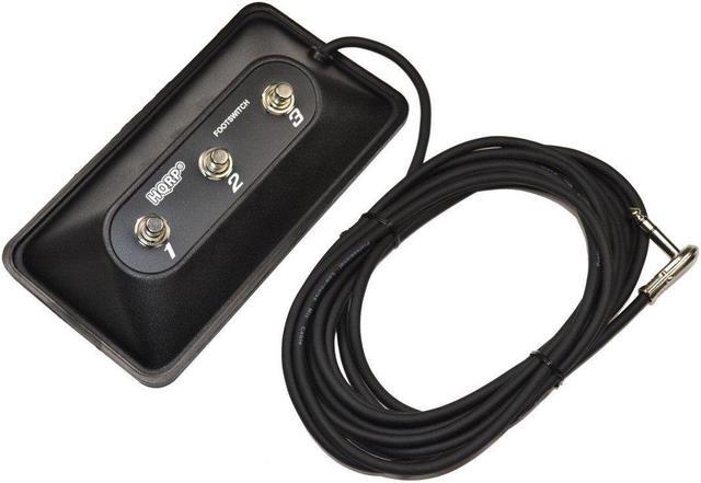 HQRP 3-Button Guitar Amp Footswitch for DigiTech FS3X replacement