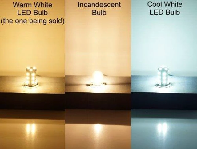 HQRP BA15s 30-LEDs Bulb Warm White for 1141 1156 Lance Trailer Interior