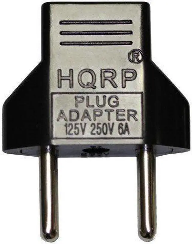 Alt view image 3 of 3 - HQRP Replacement AC Adapter / Charger for JVC GR-D350 / GR-D350U, GR-D750 / GR-D750U, GR-D770 / GR-D770U Camcorder with USA Cord & Euro Plug Adapter
