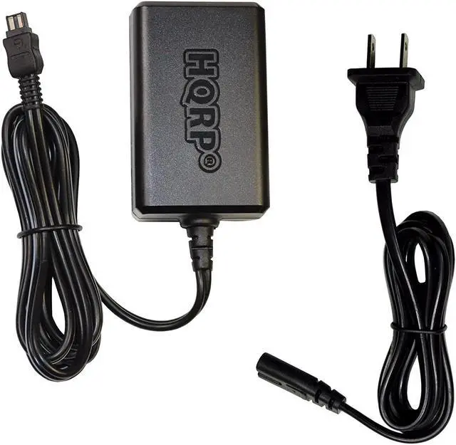 Alt view image 2 of 3 - HQRP Replacement AC Adapter / Charger for Sony HandyCam DCR-TRV20, DCR-TRV22, DCR-TRV25, DCR-TRV27, DCR-TRV30 Camcorder with USA Cord & Euro Plug Adapter