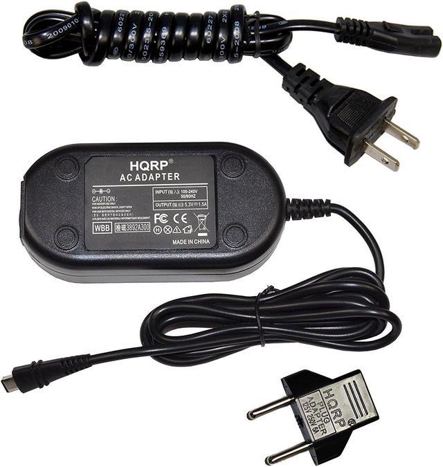 HQRP AC Adapter Charger for Canon VIXIA HF R40 HF R42 HF R400