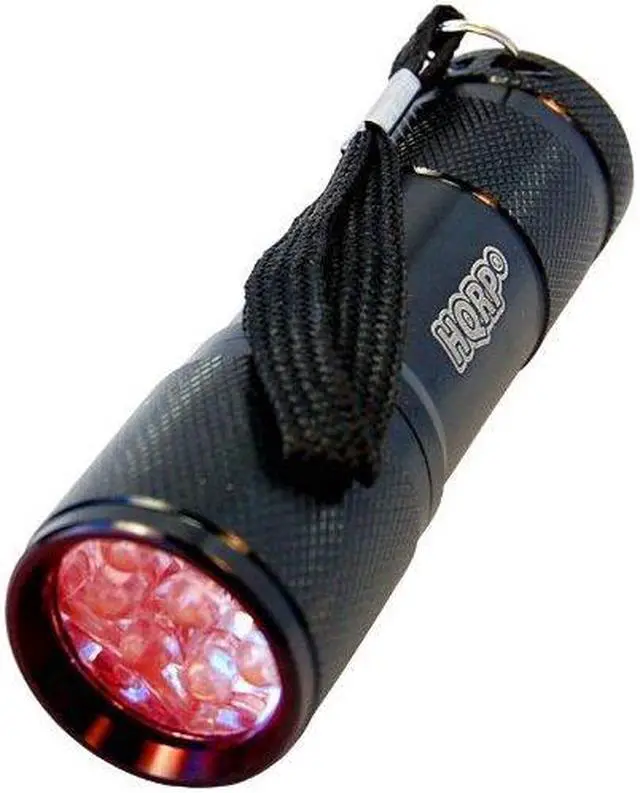 Alt view image 2 of 9 - HQRP 9 LEDs Pocket Red Light Flashlight for Viewing Star Maps / Nighttime Activities + HQRP UV Meter