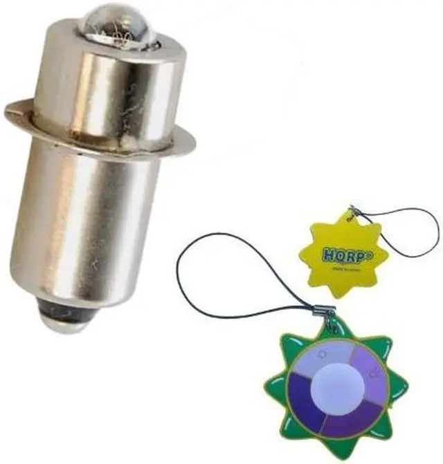Main image of HQRP High Power Red Light Upgrade Bulb 3W LED 3.2v - 9V with Wavelength 625nm~635nm for Portable lighting / Flashlights / Head Lamps / Lanterns / Ceiling Lights + HQRP UV Meter