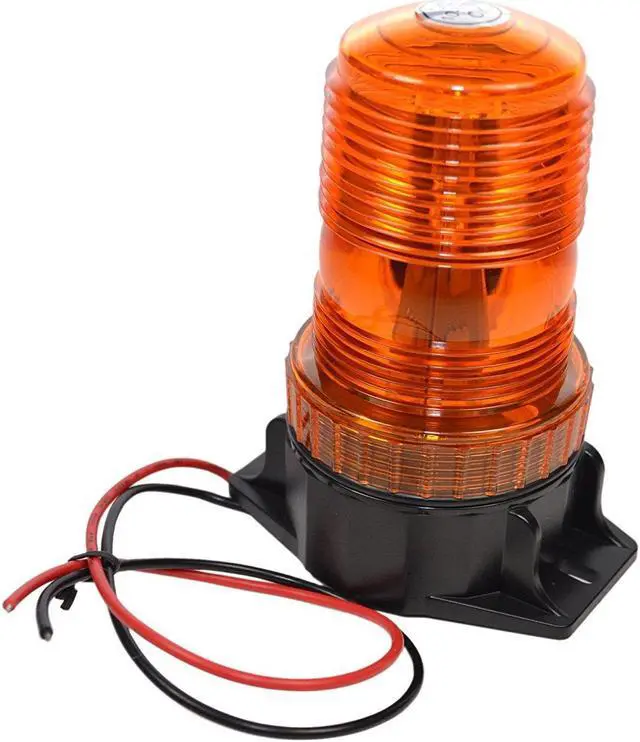 Alt view image 2 of 6 - HQRP 30-LED 360 Degrees Mini Beacon Amber Warning Strobe Light for Electric Rider Forklift Clark ECX 20 / ECX 25 / ECX 30 / ECX 32 / EPX 16 / EPX 18 / EPX 20 / EPX 20s + HQRP Coaster