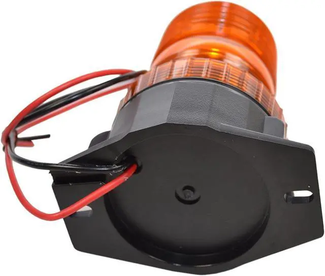 Alt view image 5 of 6 - HQRP 30-LED 360 Degrees Mini Beacon Amber Warning Strobe Light for Electric Rider Forklift Clark ECX 20 / ECX 25 / ECX 30 / ECX 32 / EPX 16 / EPX 18 / EPX 20 / EPX 20s + HQRP Coaster