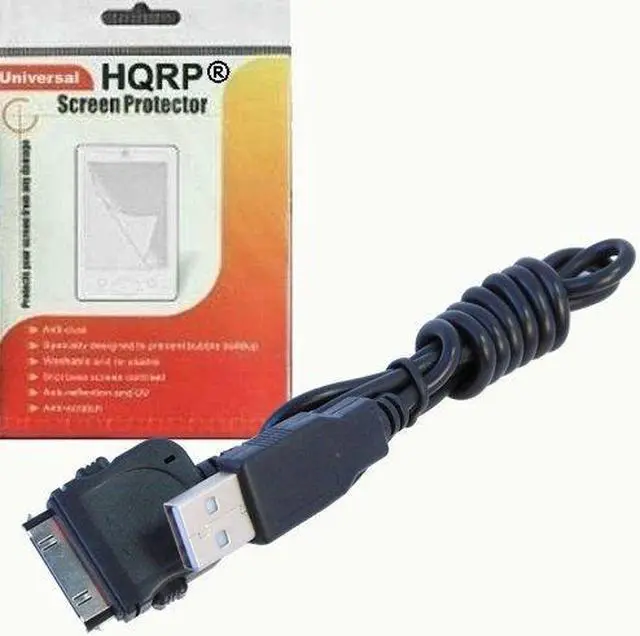 HQRP Replacement USB Cable For Sony Walkman MP3 Players - 40 Inch Charging Sync Cord