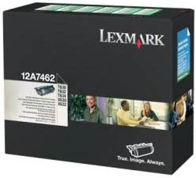 Main image of Lexmark 852480B Lexmark Hi Yield Prebate Toner-Cart T63X   12A7462