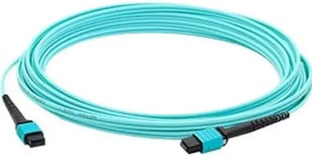 Alt view image 4 of 5 - THIS IS A 1M MPO (FEMALE) TO MPO (FEMALE) 12-STRAND AQUA CROSSOVER RISER-RATED F