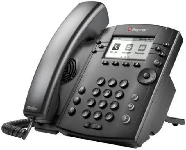 Alt view image 7 of 7 - Polycom VVX 311 (2200-48350-025) 6 lines (programmable line keys) WW PoE Business Media Phones