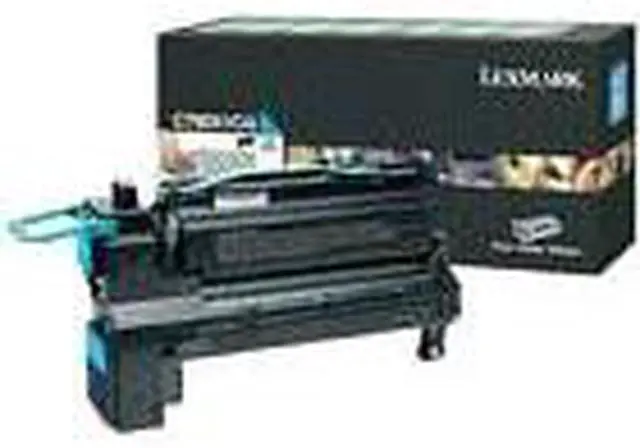 Alt view image 8 of 13 - Lexmark C792X4CG Extra High Yield Return Program Toner Cartridge - Cyan