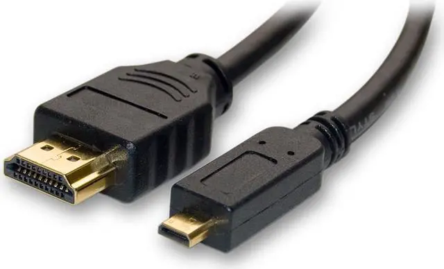 Alt view image 3 of 4 - 4XEM 4XHDMIMICRO6FT 4XEM 6FT Micro HDMI To HDMI Adapter Cable - HDMI for TV, Projector, Audio/Video Device, Monitor, Camera, Cellular Phone - 6 ft - 1 Pack - 1 x HDMI (Micro Type D) Male Digital