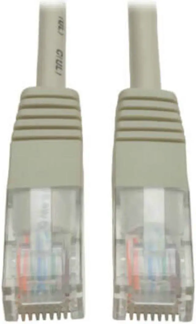 Alt view image 3 of 20 - TRIPP LITE N002-050-GY 50 ft. Cat 5E Gray 350MHz Molded Patch Cable