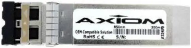 Alt view image 5 of 9 - Axiom SFP+ Transceiver Modules are certified 100% compliant in all OEM applications. They are pre-configured with an application specific code to meet the requirement set forth by the router and switch OEMs. Axiom compatible transceivers pe