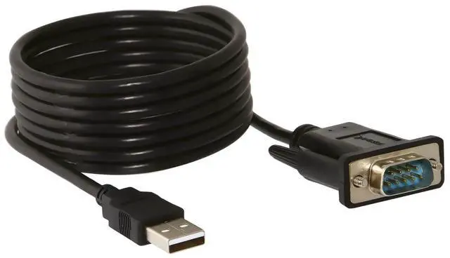 Alt view image 11 of 17 - Sabrent USB 2.0 to Serial (9-Pin) DB-9 RS-232 Adapter Cable 6 ft. Cable with Thumbscrews Connectors (CB-FTDI)