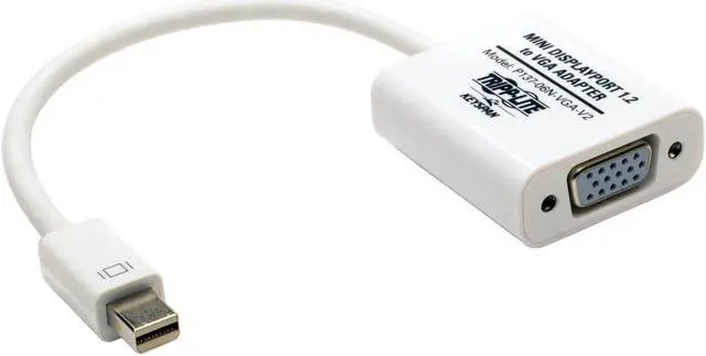 Alt view image 7 of 19 - Tripp Lite Keyspan Mini DisplayPort to VGA Active Cable Adapter, MDP 1.2, Converter for MDP to VGA (M/F), 6-in. (P137-06N-VGA-V2)