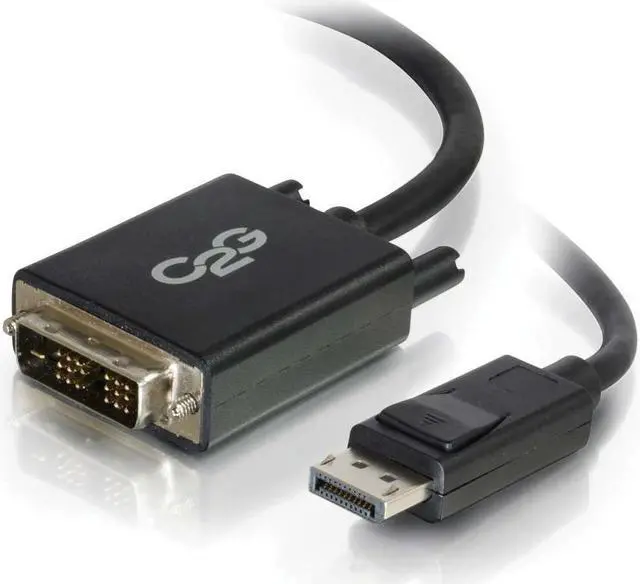 Alt view image 14 of 18 - C2G 6ft DisplayPort to DVI Adapter Cable - M/M - DisplayPort/DVI-D for Notebook, Monitor, Desktop Computer, Video Device - 6 ft - 1 x DisplayPort Male Digital Audio/Video - 1 x DVI-D (Single-Link) ...