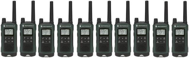 Motorola Talkabout T465 22 Channels 35 Mile Weatherproof NOAA 2-Way Radios  10-pk