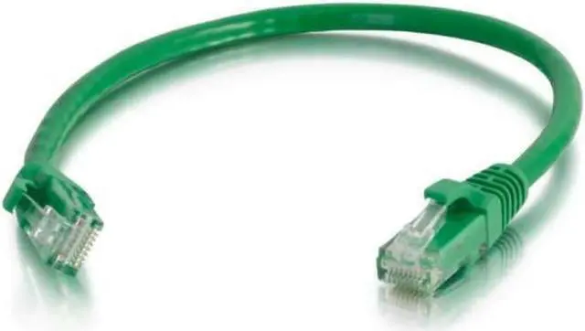 Alt view image 3 of 3 - C2G 00954 C2G 6in Cat6 Snagless Unshielded (UTP) Network Patch Cable - Green - Category 6 for Network Device - RJ-45 Male - RJ-45 Male - 6in - Green