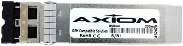 Alt view image 5 of 6 - Axiom SFP+ Transceiver Modules are certified 100% compliant in all OEM applications. They are pre-configured with an application specific code to meet the requirement set forth by the router and switch OEMs. Axiom compatible transceivers pe