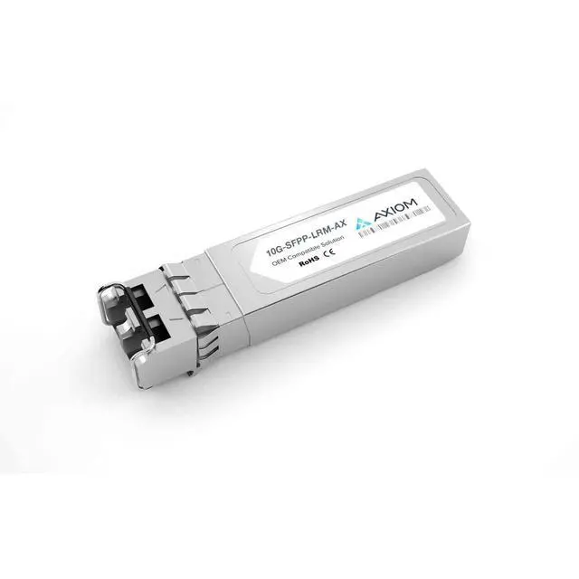 Alt view image 5 of 8 - Axiom SFP+ Transceiver Modules are certified 100% compliant in all OEM applications. They are pre-configured with an application specific code to meet the requirement set forth by the router and switch OEMs. Axiom compatible transceivers pe