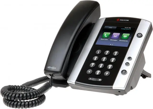 Main image of Refurbished Polycom VVX 500 (2200-44500-025) Business Media Phone