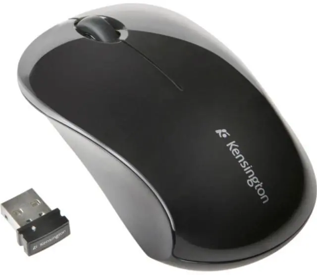 Alt view image 7 of 15 - Kensington K74532WW Black 3 Buttons USB Wireless Optical Mouse