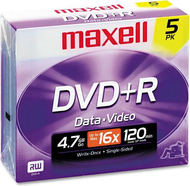 Alt view image 3 of 8 - MAXELL 639002 MAXELL 4.7 GB 16X DVD+R