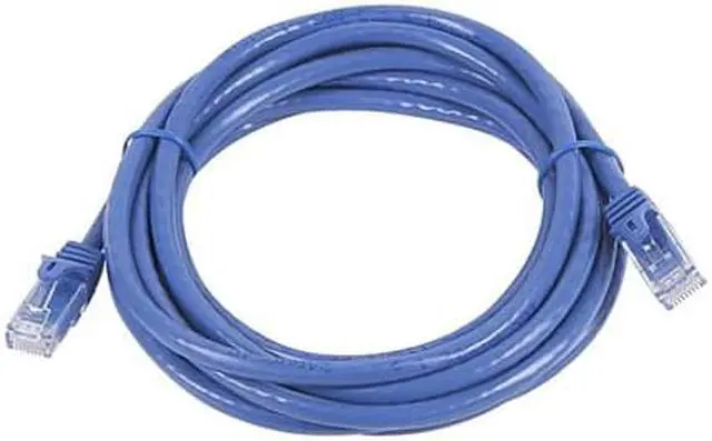 Alt view image 7 of 15 - Monoprice Flexboot Cat5e Ethernet Patch Cable - Network Internet Cord - RJ45, Stranded, 350Mhz, UTP, Pure Bare Copper Wire, 24AWG, 10ft, Blue