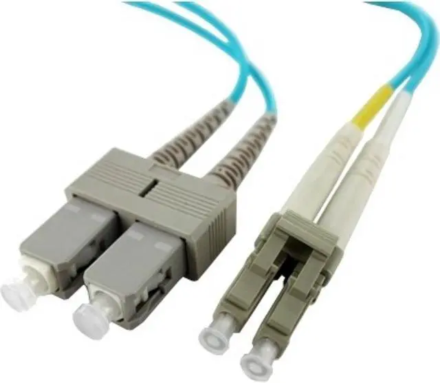 Alt view image 4 of 5 - Axiom Lc/Sc Multimode Duplex Om4 50/125 Fiber Optic Cable 3M