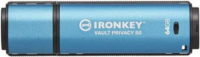 Alt view image 15 of 20 - Kingston IronKey Vault Privacy 50 64GB Encrypted USB Thumbdrive IKVP50/64GB