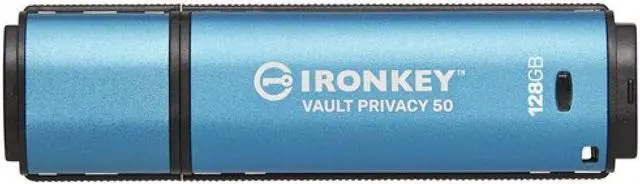 Alt view image 13 of 14 - Kingston IronKey Vault Privacy 50 128GB Encrypted USB Thumbdrive IKVP50/128GB
