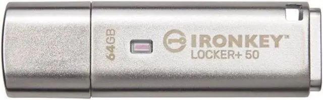 Alt view image 13 of 18 - IronKey Locker+ 50 USB Flash Drive IKLP5064GB