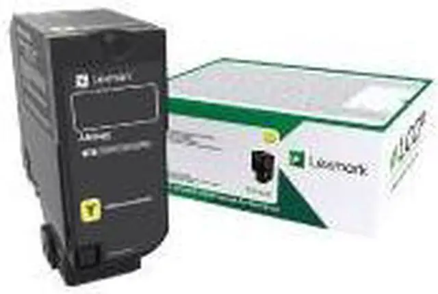 Alt view image 11 of 11 - Lexmark 74C10Y0 Return Program Toner Cartridge - Yellow