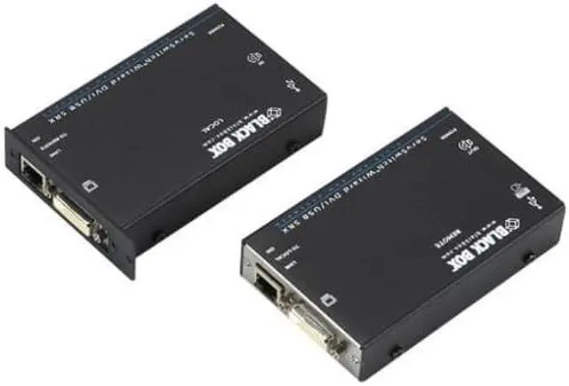 Alt view image 6 of 6 - Black Box ACU5501A-R4 KVM Extender - DVI-D, USB 2.0, Audio, Single-Access, CATx