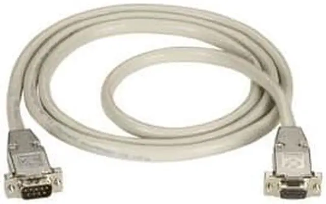 Alt view image 8 of 8 - Black Box EDN12H-0005-MF RS232 Shielded Cable - Metal Hood, DB9 Male/Female, Beige, 5 ft.