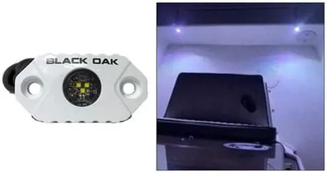 Main image of Black Oak LED Rock Accent Light - White - White Housing Rock Accent Light - White - White Housing