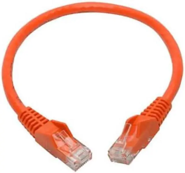 Alt view image 11 of 13 - Tripp Lite N201-001-OR Cat6 Gigabit Snagless Molded UTP Patch Cable (RJ45 M/M), Orange, 1 ft.