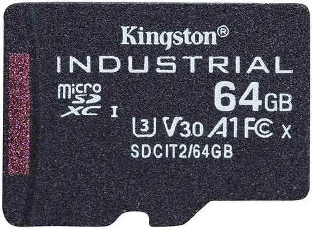 Alt view image 7 of 8 - Kingston Industrial 64 GB Class 10-UHS-I (U3) V30 microSDXC