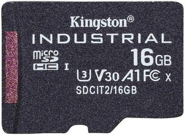Alt view image 12 of 13 - Kingston Industrial 16 GB Class 10-UHS-I (U3) V30 microSDHC