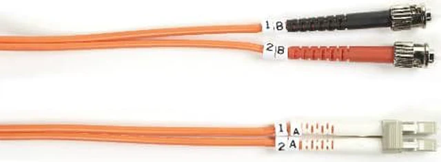Alt view image 8 of 8 - Black Box 62.5-Micron Multimode Value Line Patch Cable ST-LC 10-m (32.8-ft.)