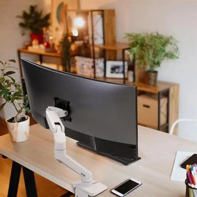 Alt view image 4 of 20 - ERGOTRON 45-475-216 HX DESK MONITOR ARM BRIGHT WHITE