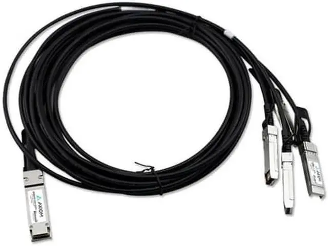 Alt view image 9 of 9 - Axiom 470-AAGD-AX 470-Aagd : 40Gbase-Cr4 Qsfp+ To 4 10Gbase-Cu Sfp+ Passive Dac Cable Dell Compati